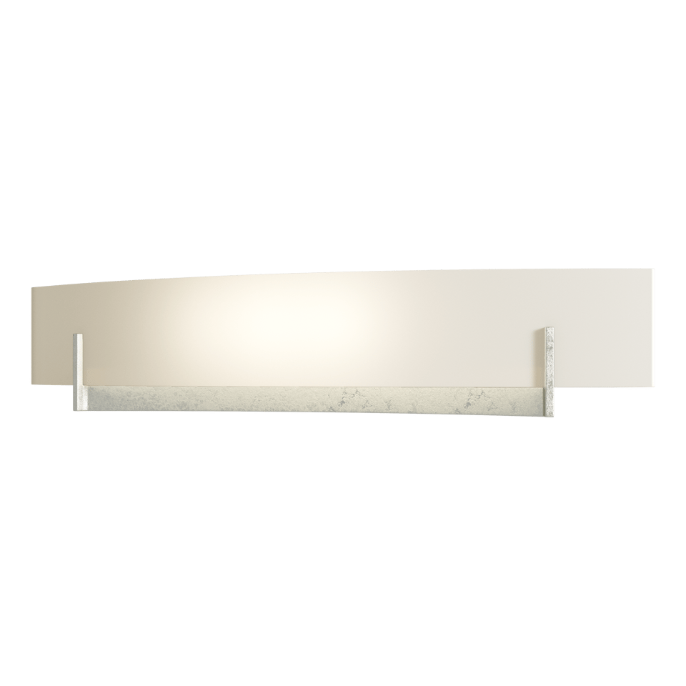 Axis Large Sconce - Sterling - Opal Glass by Hubbardton Forge