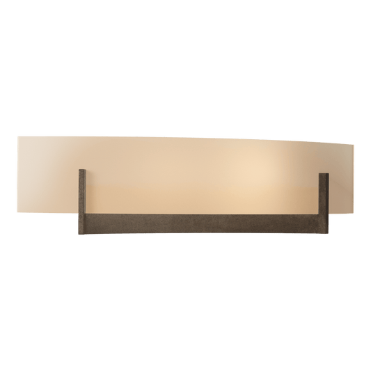 Axis Sconce - Bronze - Sand Glass by Hubbardton Forge