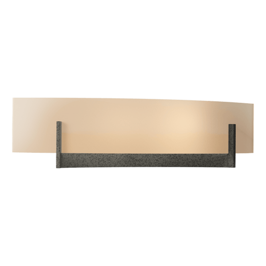 Axis Sconce - Natural Iron - Sand Glass by Hubbardton Forge