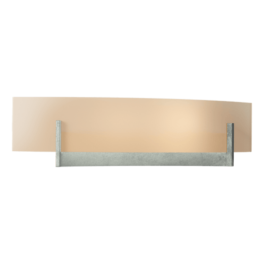 Axis Sconce - Vintage Platinum - Sand Glass by Hubbardton Forge