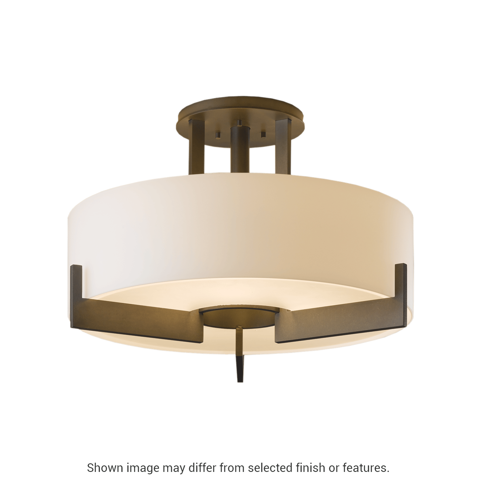 Axis Semi-Flush - White by Hubbardton Forge