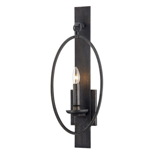 Baily Wall Sconce - 1-Light - Aged Pewter - Troy Lighting B7381-APW
