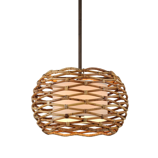 Balboa Chandelier - 6-Light - Textured Bronze - Troy Lighting F6747-TBZ