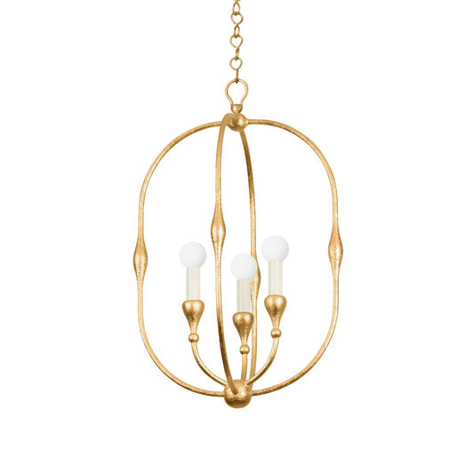 Baltic Lantern - Vintage Gold Leaf by Hudson Valley Lighting