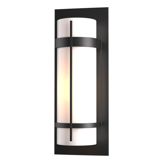 Banded Large Outdoor Sconce - Coastal Black by Hubbardton Forge