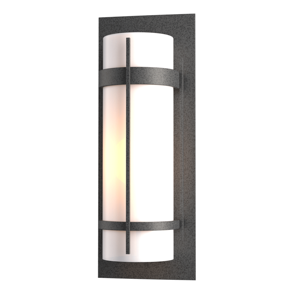 Banded Large Outdoor Sconce - Natural Iron by Hubbardton Forge