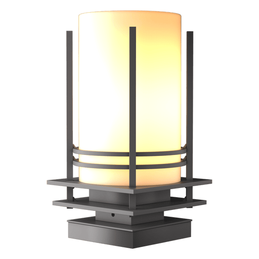 Banded Outdoor Pier Mount - Coastal Burnished Steel by Hubbardton Forge