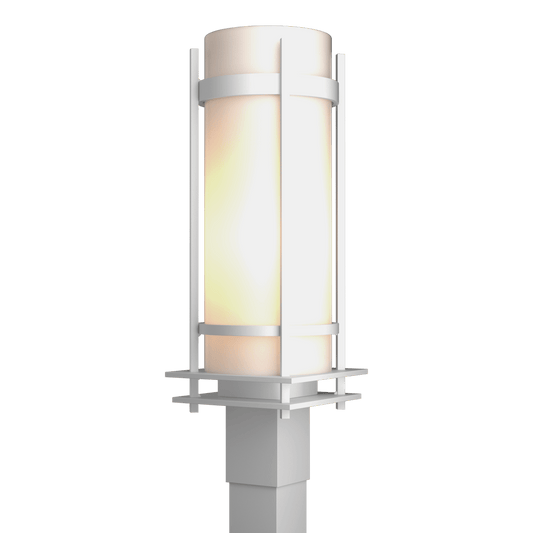 Banded Outdoor Post Light - White by Hubbardton Forge