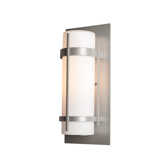 Banded Outdoor Sconce - Coastal Burnished Steel by Hubbardton Forge