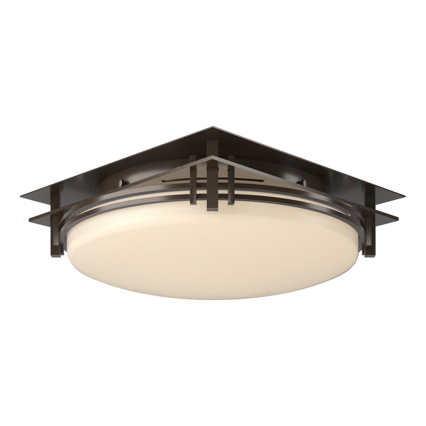 Banded Semi-Flush - Bronze by Hubbardton Forge
