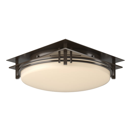 Banded Semi-Flush - Bronze by Hubbardton Forge