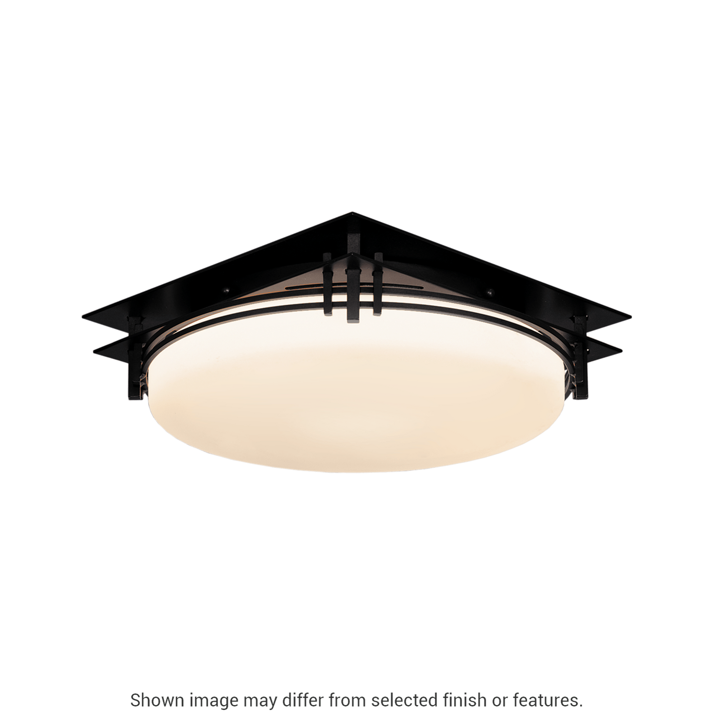 Banded Semi-Flush - Ink by Hubbardton Forge