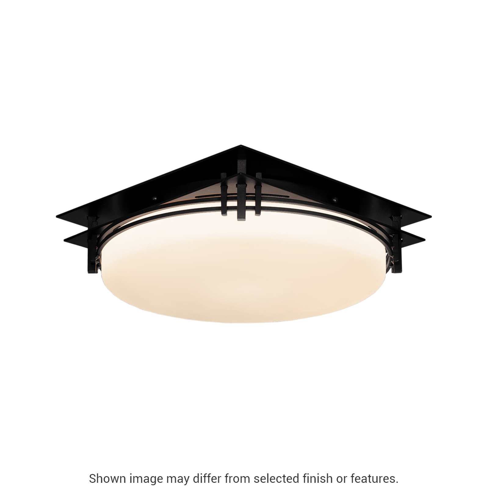 Banded Semi-Flush - Ink by Hubbardton Forge