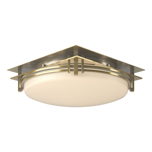 Banded Semi-Flush - Modern Brass by Hubbardton Forge
