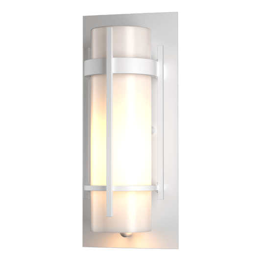 Banded Small Outdoor Sconce - White by Hubbardton Forge
