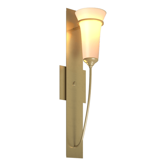 Banded Wall Torch Sconce - Modern Brass by Hubbardton Forge