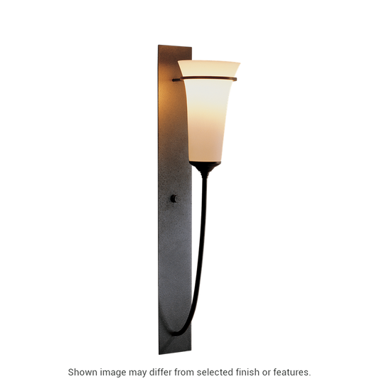 Banded Wall Torch Sconce - White by Hubbardton Forge