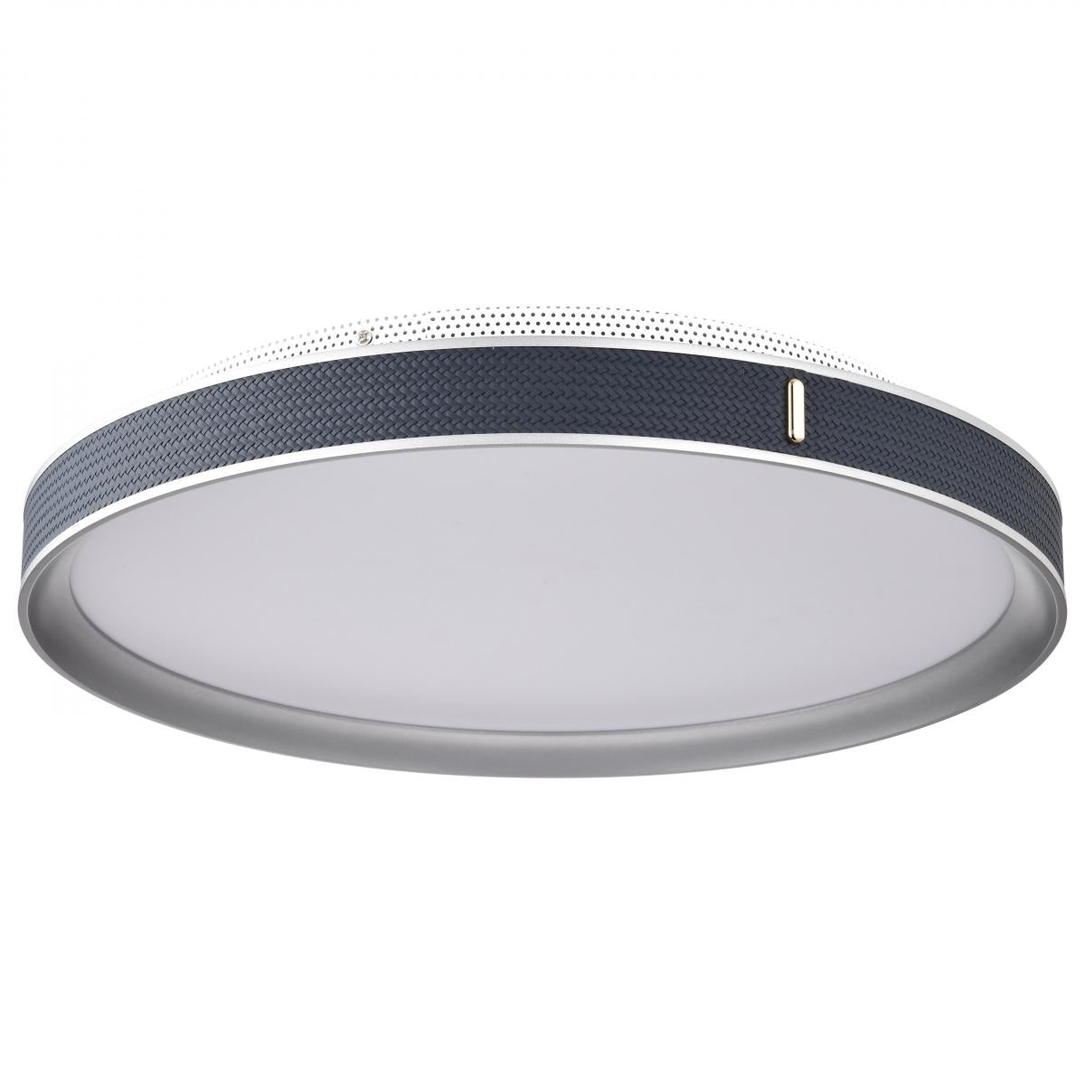 Bandon - 20 Inch LED Flush Mount - Gray with Blue Wrap - Acrylic Lens - Satco 62-3002