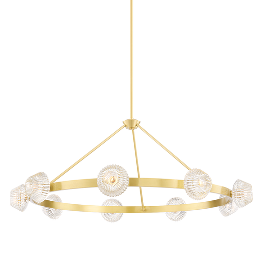 Barclay 9-Light Chandelier by Hudson Valley Lighting