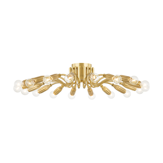Barney 18-Light Semi-Flush by Hudson Valley Lighting