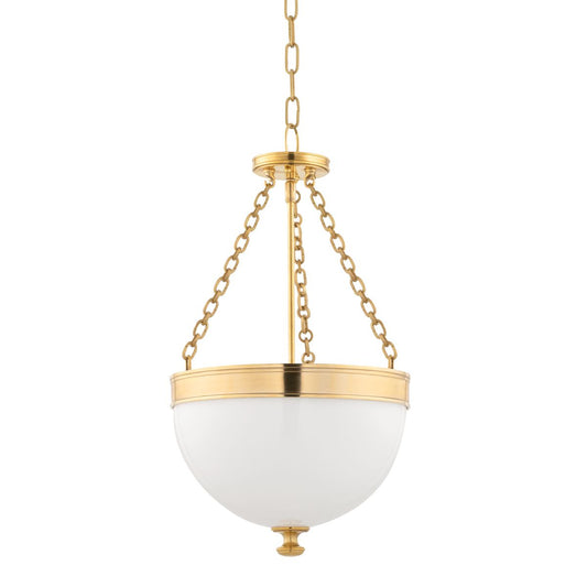 Barrington Pendant - Aged Brass by Hudson Valley Lighting