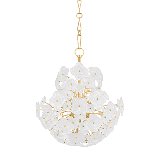 Barrytown Chandelier - 7-Light - Vintage Gold Leaf by Hudson Valley Lighting