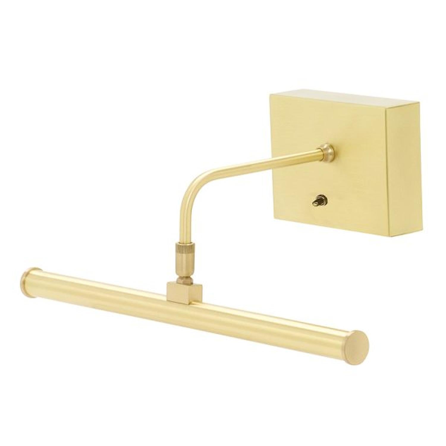 Battery Operated Slim-Line LED Picture Light - BSLED12-51 - Satin Brass by House of Troy