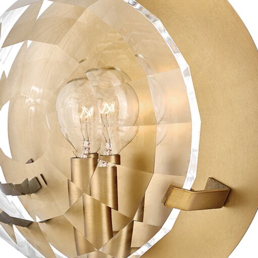 Nala Small Single Light Sconce by Fredrick Ramond - Elegant Black or Heritage Brass Wall Fixture
