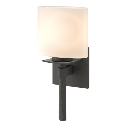 Beacon Hall Ellipse Glass Sconce - Natural Iron by Hubbardton Forge