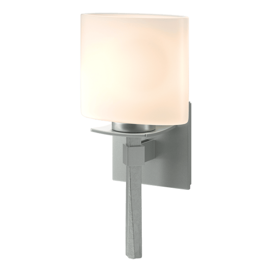 Beacon Hall Ellipse Glass Sconce - Vintage Platinum by Hubbardton Forge