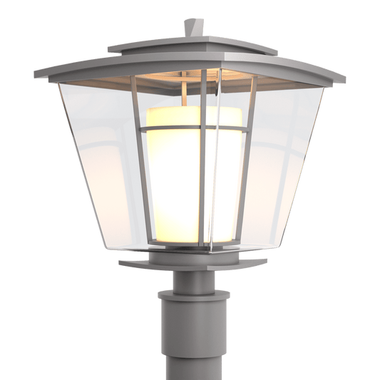 Beacon Hall Outdoor Post Light - Coastal Burnished Steel by Hubbardton Forge