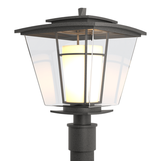 Beacon Hall Outdoor Post Light - Natural Iron by Hubbardton Forge