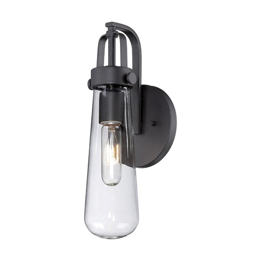 Beaker - 1 Light Wall Sconce with Clear Glass - Aged Bronze Finish - Lamp Included - Satco 60-5361