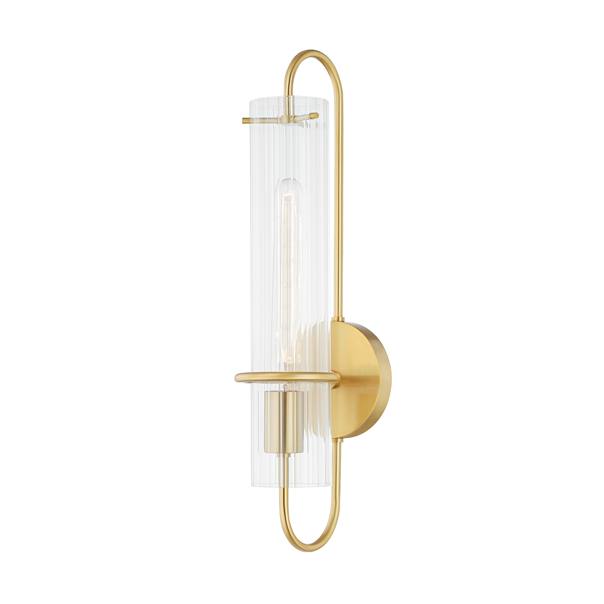 Beck Wall Sconce - 1-Light - Aged Brass - Mitzi H640101-AGB