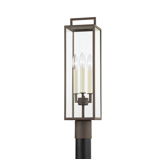 Beckham Post - 3-Light - Textured Bronze - Troy Lighting P6385-TBZ