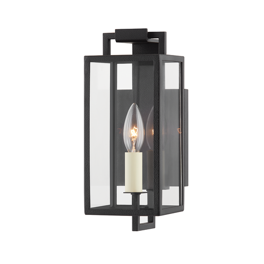 Beckham Wall Sconce - 1-Light - Forged Iron - Troy Lighting B6380-FOR