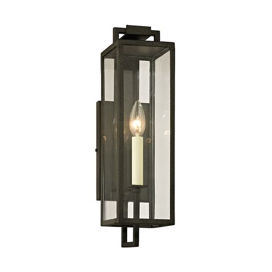 Beckham Wall Sconce - 1-Light - Forged Iron - Troy Lighting B6381-FOR