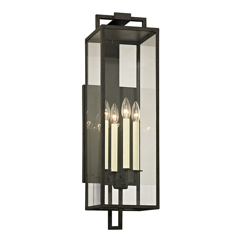 Beckham Wall Sconce - 4-Light - Forged Iron - Troy Lighting B6383-FOR