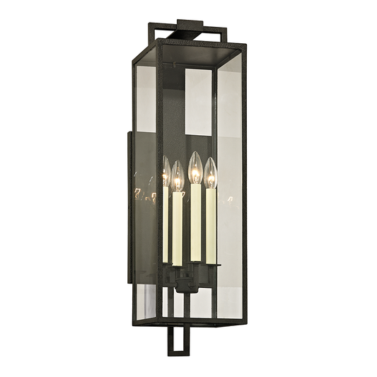 Beckham Wall Sconce - 4-Light - Forged Iron - Troy Lighting B6383-FOR