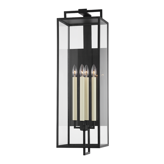 Beckham Wall Sconce - 4-Light - Forged Iron - Troy Lighting B6384-FOR