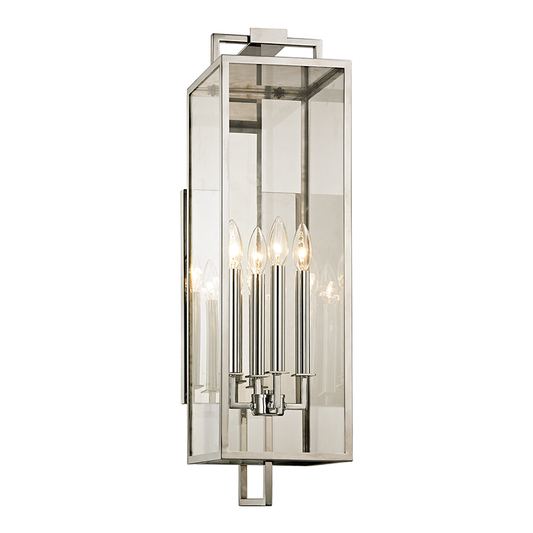 Beckham Wall Sconce - 4-Light - Polished Stainless - Troy Lighting B6533-SS