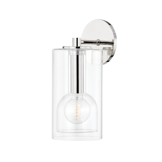 Belinda Wall Sconce - 1-Light - Polished Nickel - Mitzi H415101A-PN