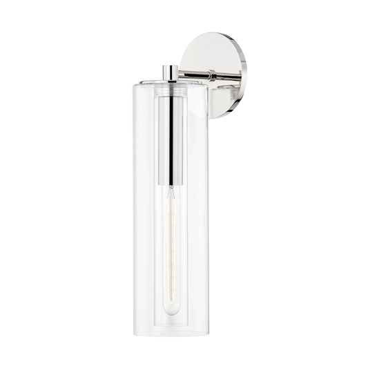 Belinda Wall Sconce - 1-Light - Polished Nickel - Mitzi H415101B-PN