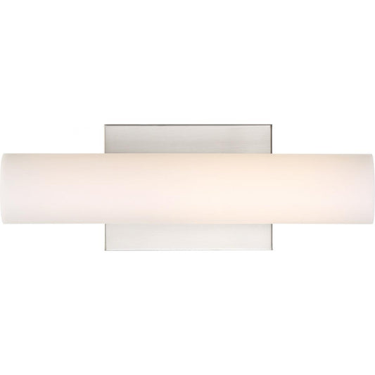 Bend - 13" LED Vanity with White Acrylic - Brushed Nickel Finish - Satco 62-1321