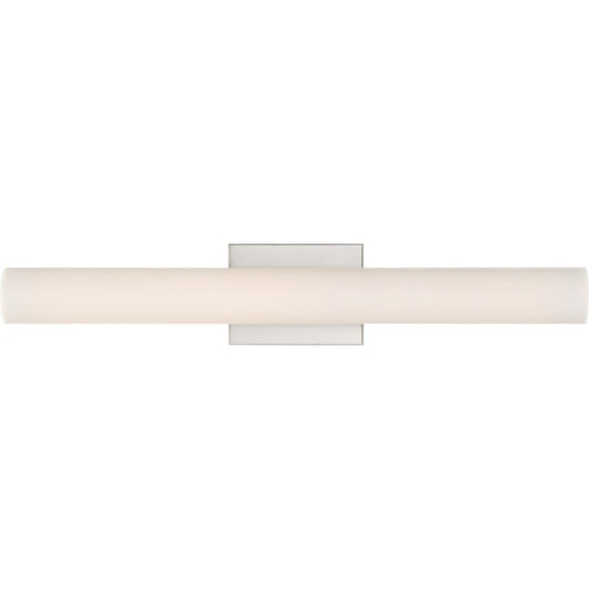 Bend - 25" LED Vanity with White Acrylic - Brushed Nickel Finish - Satco 62-1322