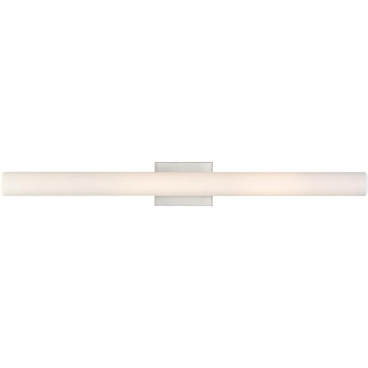 Bend - 36" LED Vanity with White Acrylic - Brushed Nickel Finish - Satco 62-1323