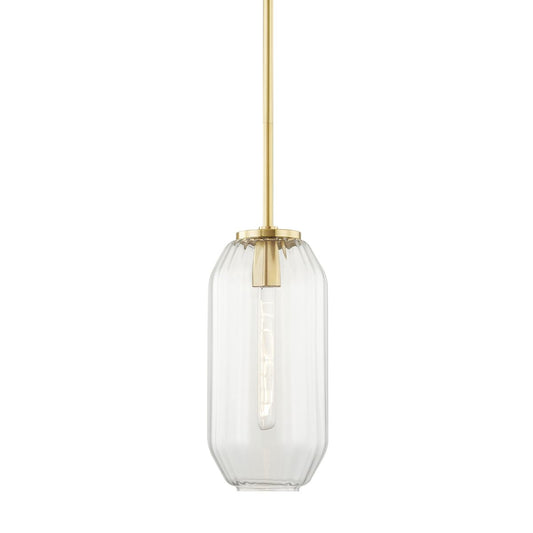 Bennett Mini Pendant - Aged Brass by Hudson Valley Lighting