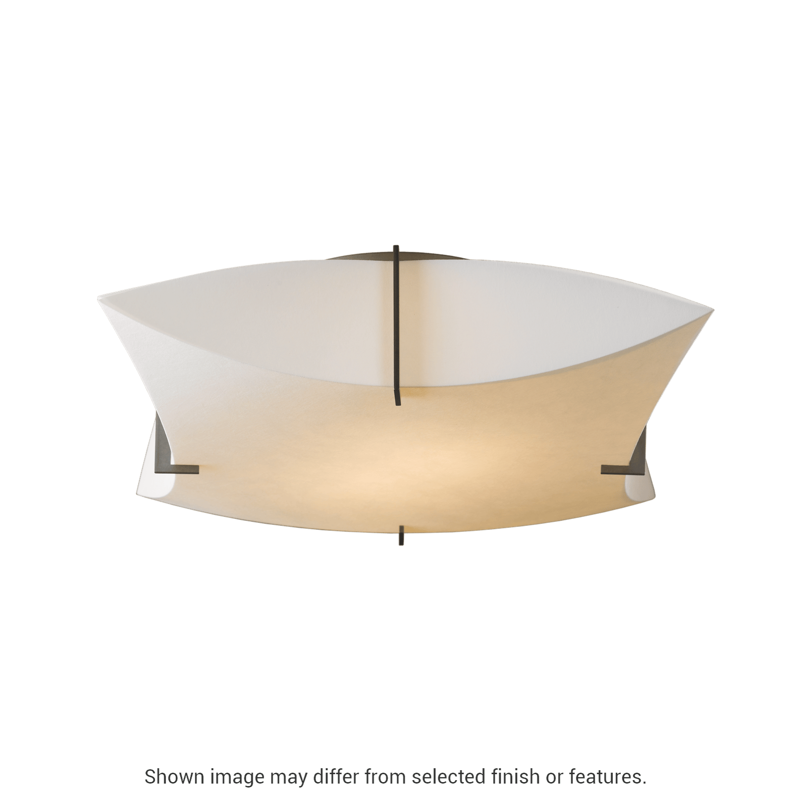 Bento Semi-Flush Mount - Ink by Hubbardton Forge