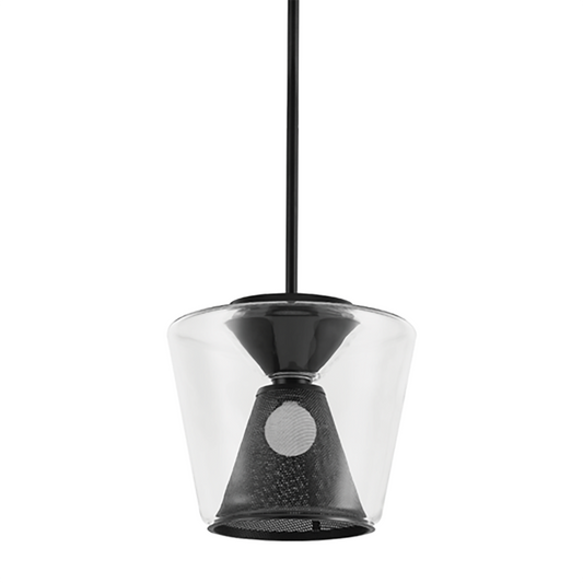 Berlin Pendant - 1-Light - Soft Black - Troy Lighting F5851-SBK