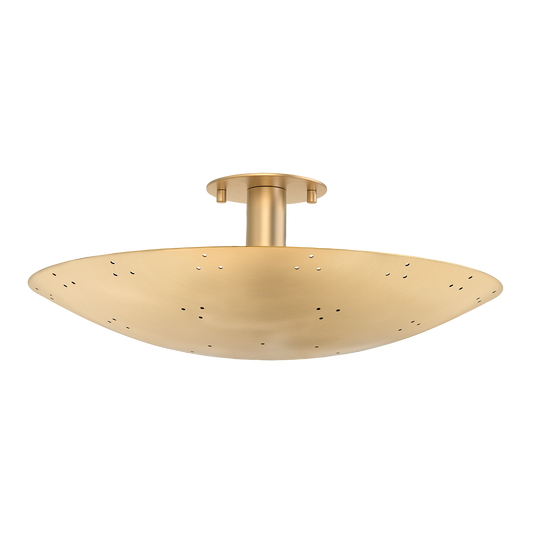 Bern Flush Mount - Vintage Brass by Hudson Valley Lighting